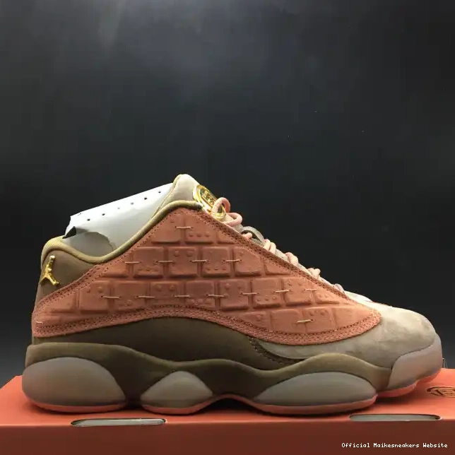 Official Maikesneakers Stone Sepia Blush CLOT Jordan Low x Canteen-Terra AT3102-200 Air 13 0407